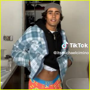 michael cimino (actor) hot|Michael Cimino’s latest pantsless TikTok might as well be in 3D